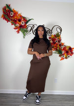 Fall Essential Dress (brown)